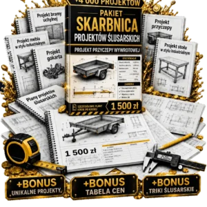 Ponad 4000 kompletnych projektów ślusarskich